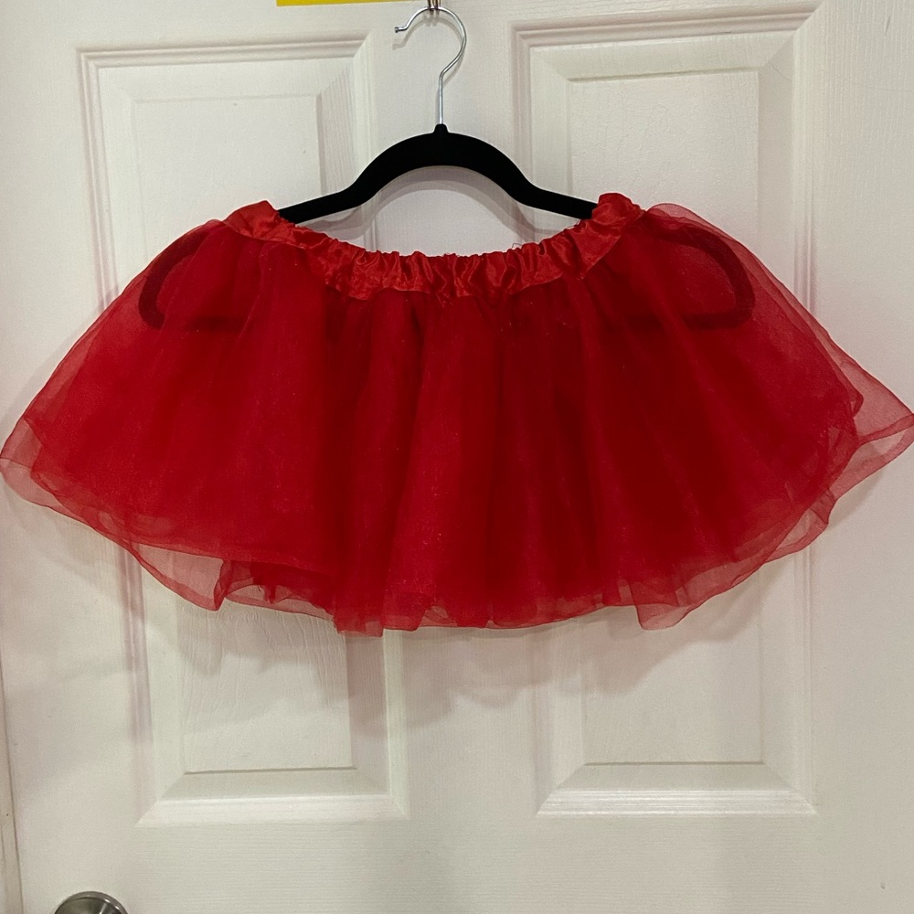 Short Sexy Red Tutu by Costumes USA Amscan